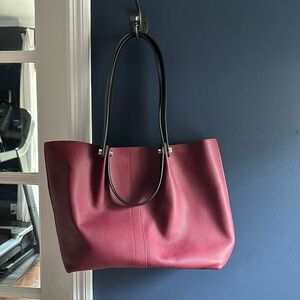 All saints maroon bag